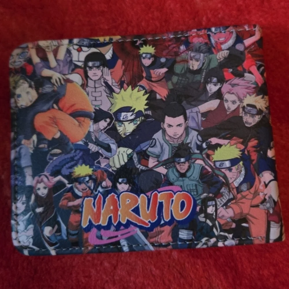 New Naruto anime manga leather wallet